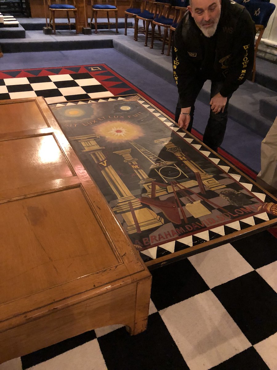 Went to visit the fantastic Masonic Hall in Llandudno yesterday. Well worth the visit