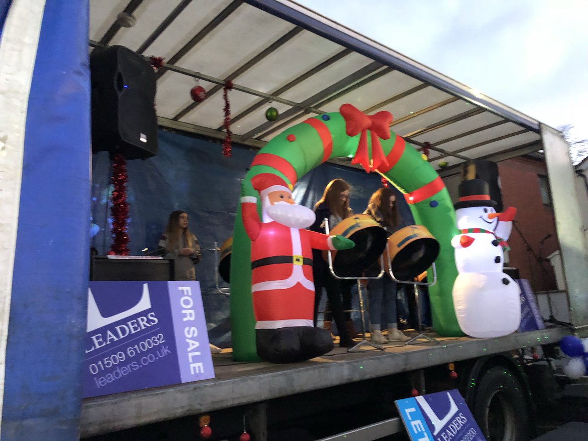 RawlinsAcademy's tweet image. Fantastic music from our students at the Quorn Christmas Lights switch on 🎄🎅🏻