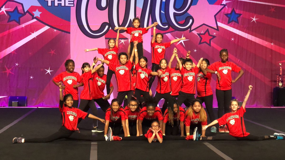 IrieB_6973's tweet photo. @StLawrenceCS joins Cheer for Cure for the first time... GO TIGERS GO! https://t.co/XeY6Jq2YQf