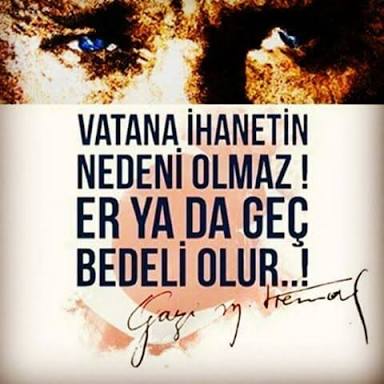 1Kutlu_Turk's tweet image. Vatana ihanetin nedeni olmaz!
Er ya da geç bedeli olur!

Gazi Mustafa Kemal ATATÜRK