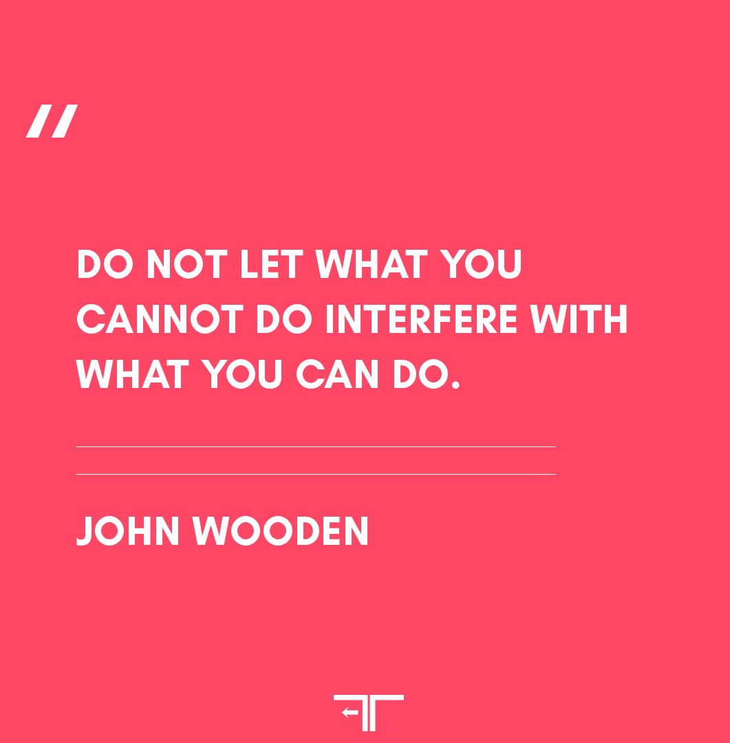 TFWestLA's tweet photo. Advice from a legend. // #TFWestWay
#QOTD #JohnWooden #Success #Motivation https://t.co/7vKnlXei77