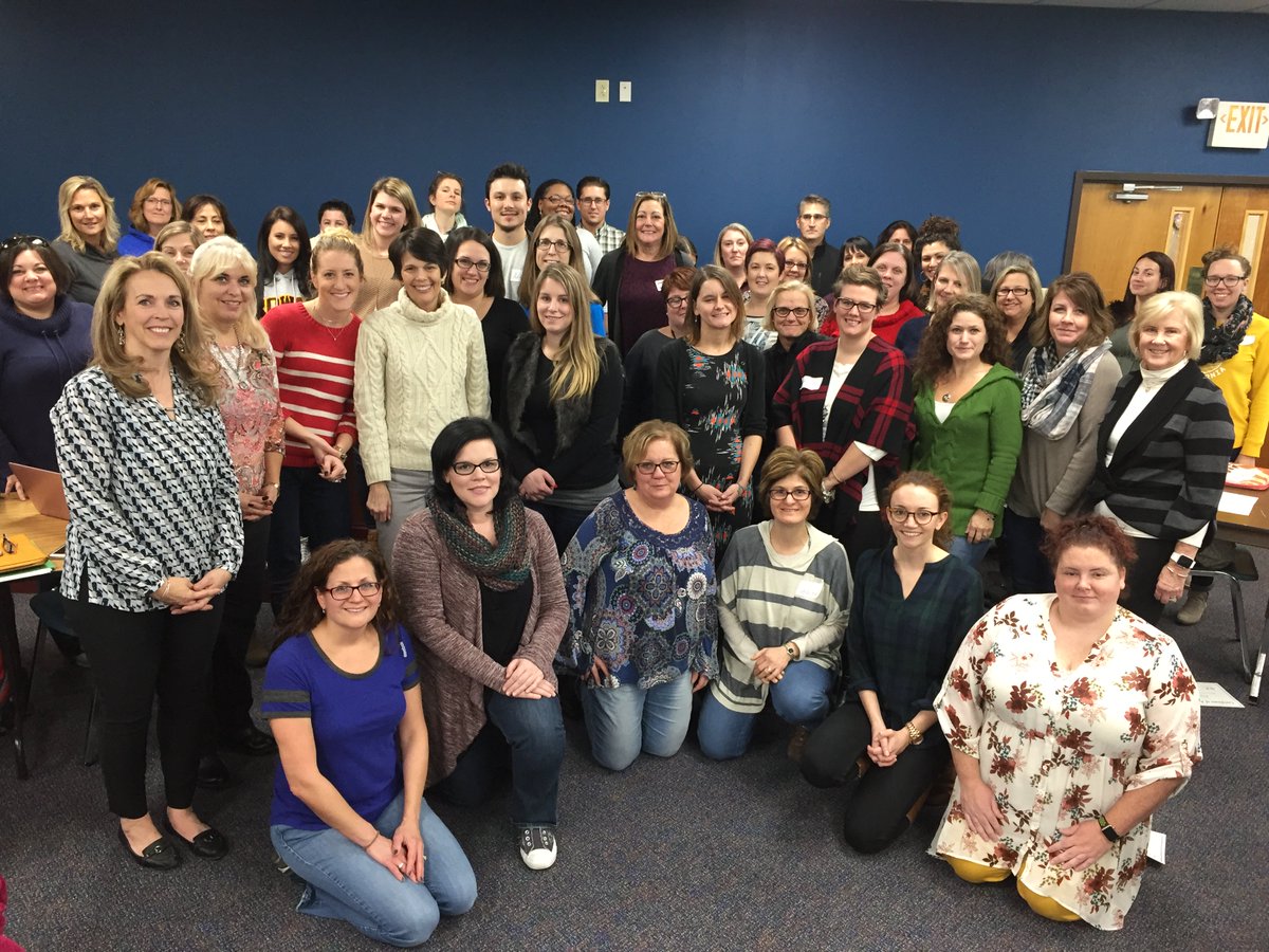 2017-18 Literacy Consortium Members minus a few!  On Friday we set our ultimate goal for independent reading.  We also created non-negotiables &amp; researched best practices.  Amazing group of educators dedicated to growing readers &amp; learning from each other!