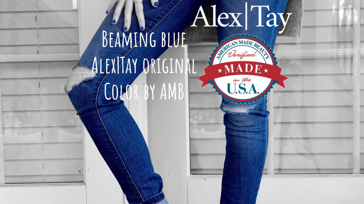 We have partnered with the World’s First custom nail polish App📱 <a href="/alextaybeauty/">Alex|Tay</a> ❤️💅🏽Design your own nail polish and receive a FREE Basecoat for the holidays use code AMB 
Get the App Below👇 
americanmadebeauty.com/alex-tay/
#nails #customnailpolish #app