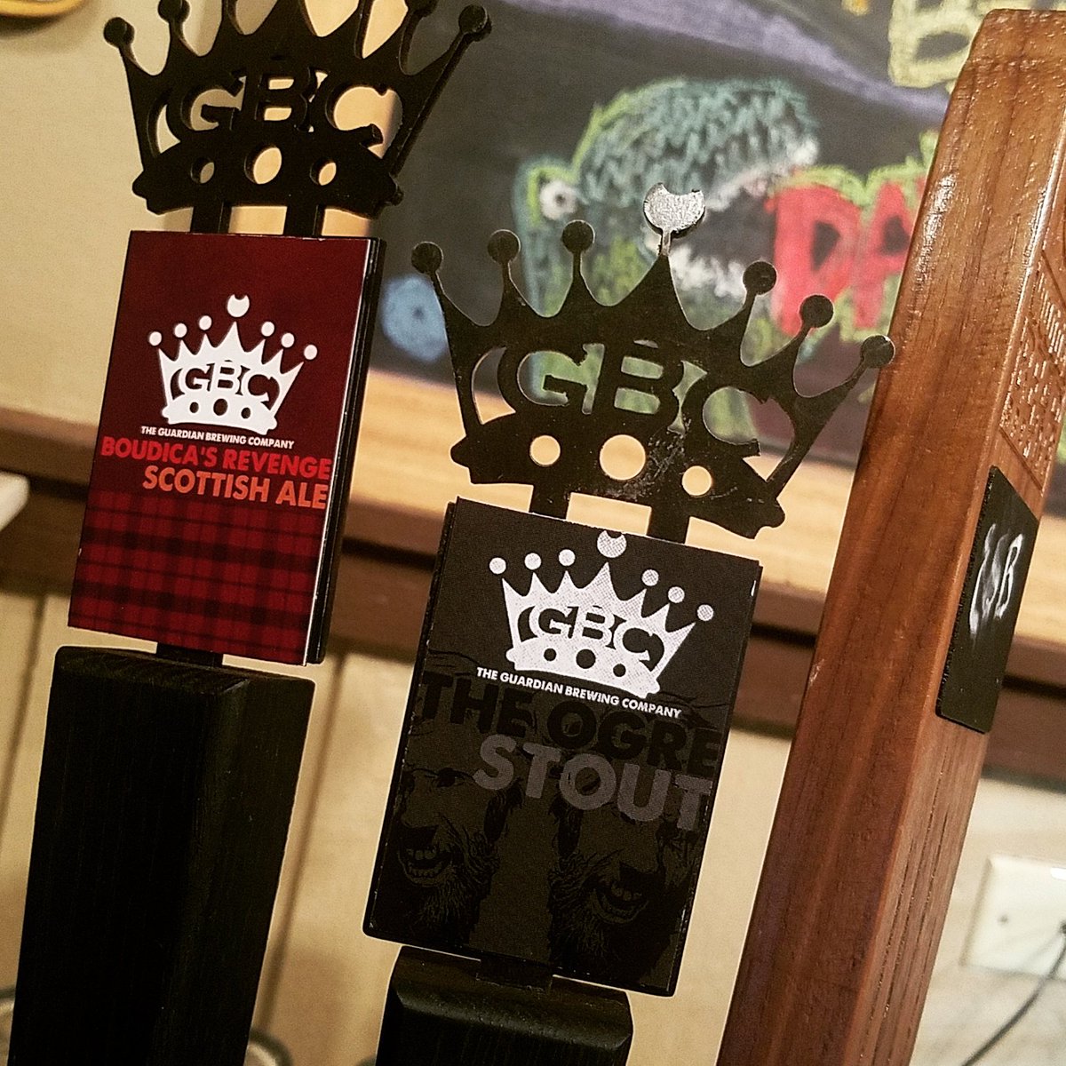fivestaproom's tweet photo. The Ogre Stout is now flowing! Stop by and try this dark and toasty stout from @TheGuardianBrew 
#drinklocal #craftbeer #indianabeer #fivestaproom https://t.co/SzBmVftYGC