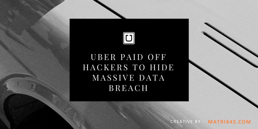 fabianhenzler's tweet photo. Uber concealed a data breach of its 57 million users and drivers for more than a year. https://t.co/Y4wNTMIyjb A lesson for businesses to get serious about handling digital security. @ensilosec @matrix42_global #automatedendpointsecurity https://t.co/8lMtcgiLei