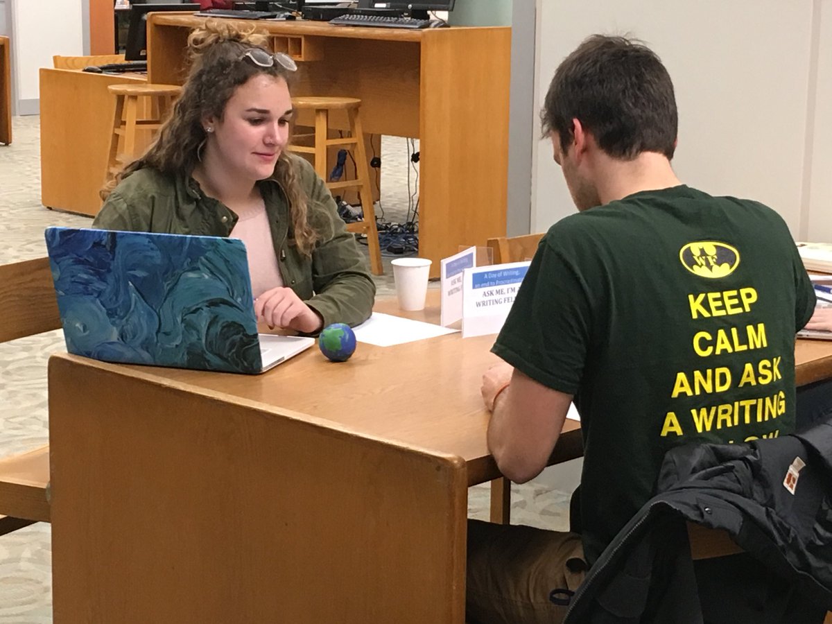 DrewU_WF's tweet photo. Drew Writing Fellows at work!! Thanks all. Rocking those papers. @DrewU_WF #intlwritein17 @DrewUniversity @drewpresident https://t.co/qJoy5AT34c