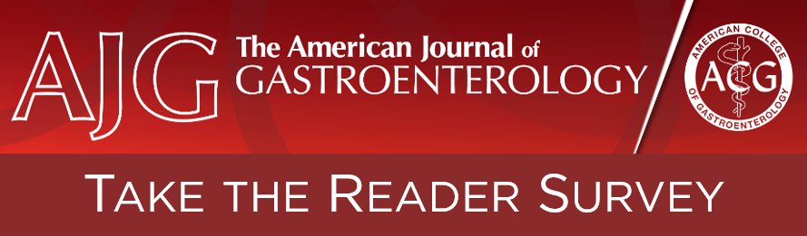AmCollegeGastro's tweet photo. We value your feedback. Please take a few minutes to complete The American Journal of Gastroenterology reader survey #AmJGastro https://t.co/U682ji7qYU https://t.co/RFN3YhKCa2