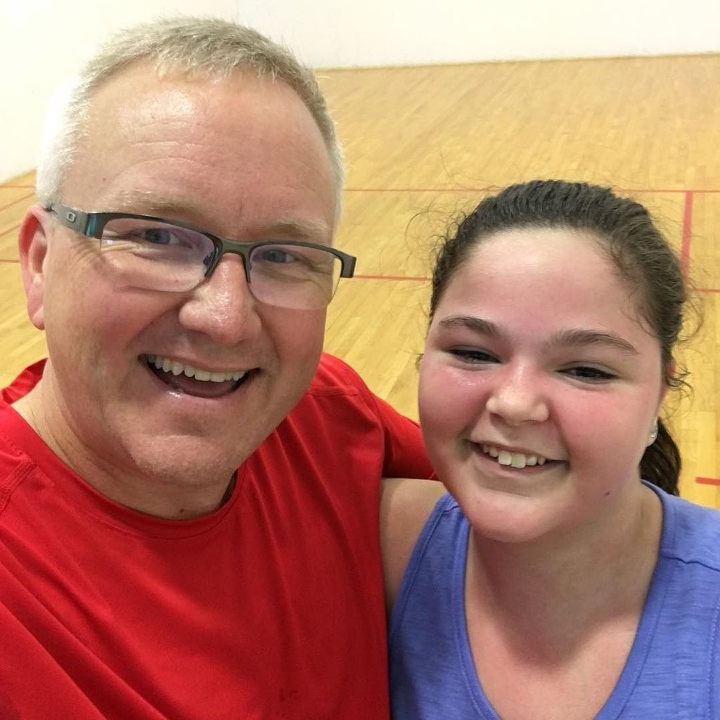 BurkeRuns's tweet photo. More > https://t.co/EVF3Yf3q1B Day One of Advent Faith &amp; Fitness - 90 minutes of racquet ball, 1000 meters on rower and 1000 strides on the elliptical with my beautiful daughter @ella_m_jones_ ! “May the God of hope fill you with all joy and peace in believing, so that you may … https://t.co/SVgbhUK4TA