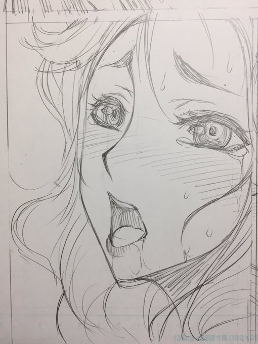 なのでおねだりの顔アップで描いてみた 