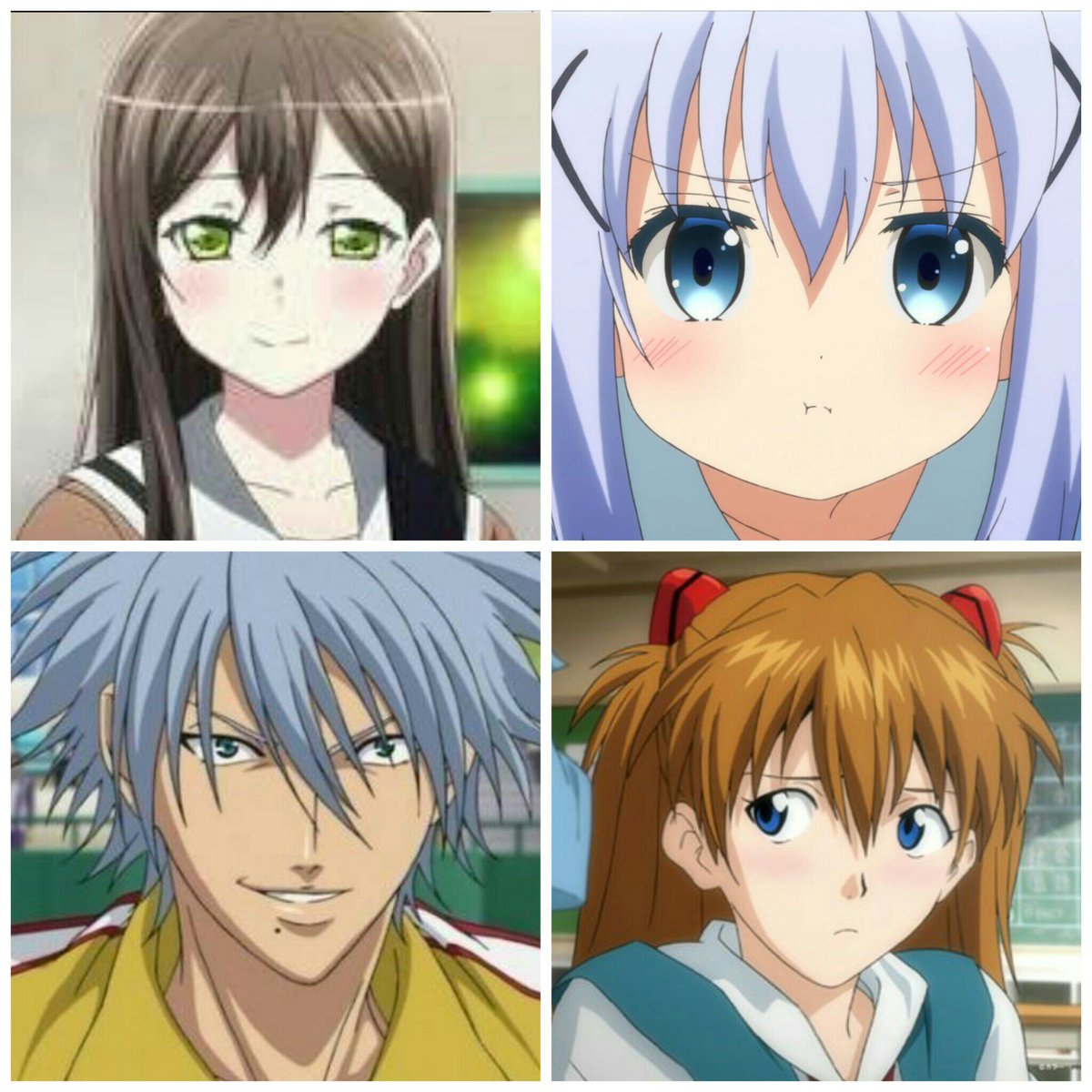 _s_t_r__'s tweet photo. 【本日、生誕祭のキャラクター���

花園たえ（バンドリ） 
チノ(香風智乃)（ごちうさ）
仁王雅治（テニプリ）
惣流・アスカ・ラングレー（新世紀エヴァ）

#花園たえ生誕祭2017
#チノちゃん誕生祭2017
#仁王雅治生誕祭2017
#惣流・アスカ・ラングレー生誕祭2017 https://t.co/13hmtlUHSY