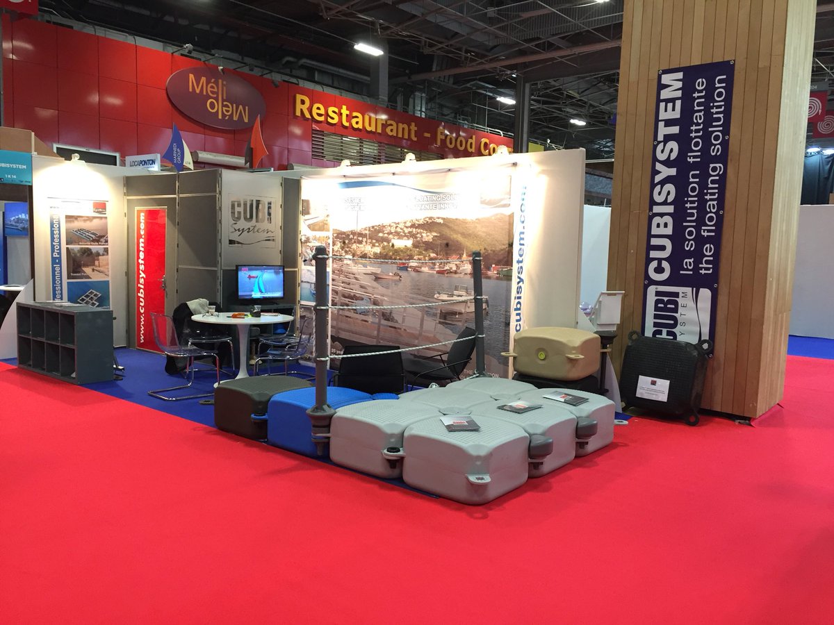 cubisystem's tweet image. # NAUTIC 2017
PARIS INTERNATIONAL BIAT SHOW

CUBISYSTEM exhibits on booth 1K14/ Hall 1
We have also installed a 15 sqm floating dock in the swimming pool located Hall 1
This week end: a paddle race.
CUBISYSTEM The Floating Solution