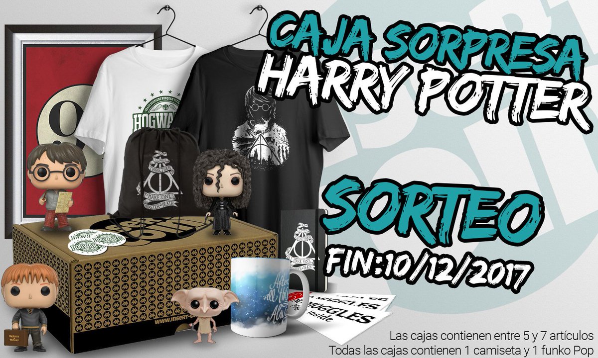 ¡SORTEAMOS LA CAJA SORPRESA DE HARRY POTTER! ⚡️ 

Para participar:
🔹Da RT
🔹Sigue a <a href="/insertcoinstore/">INSERT</a> 

insert-coin.es