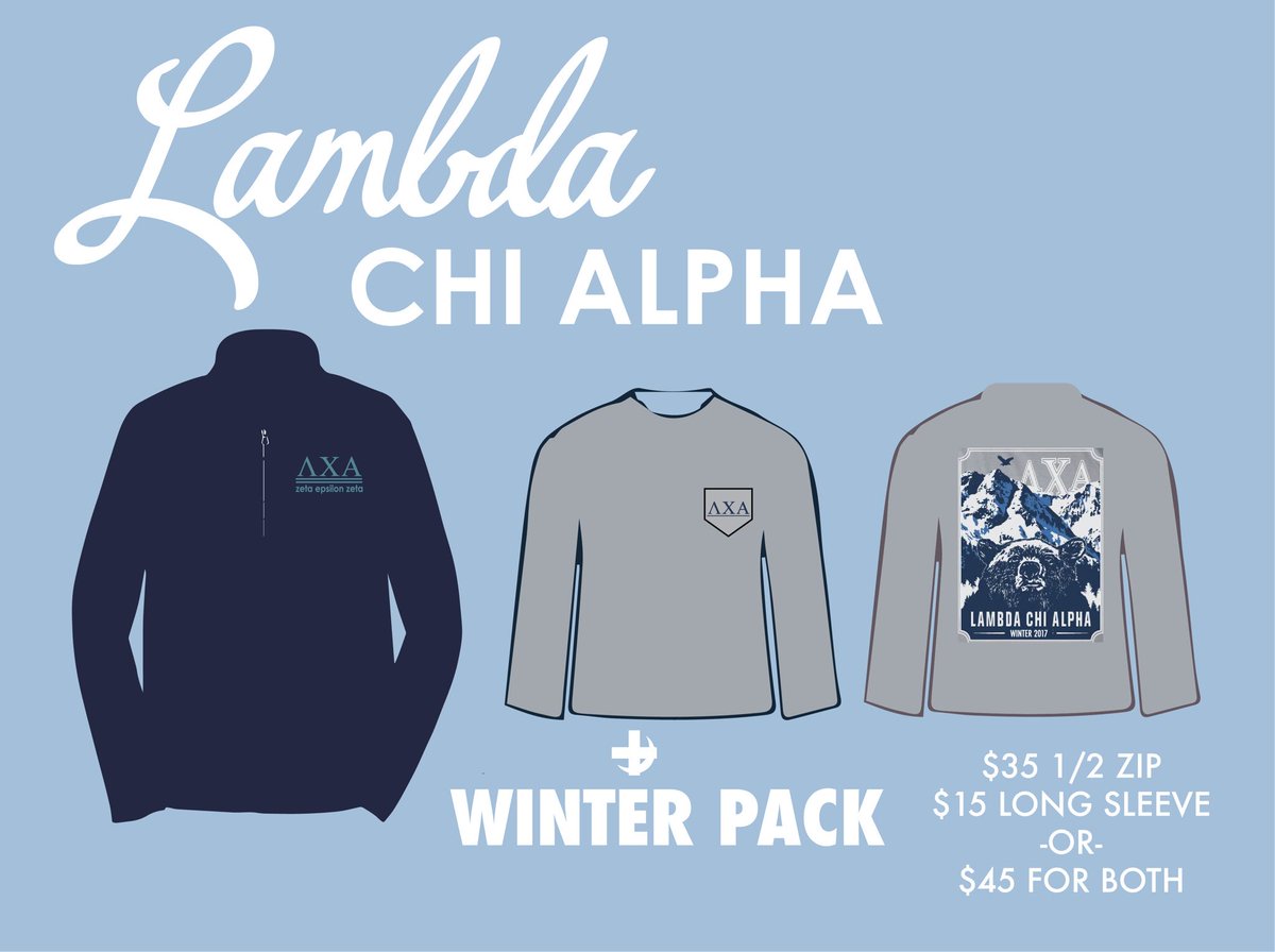 UTEPLambdaChi's tweet photo. GET YOURS BEFORE THEY'RE GONE!!! Lambda Chi quarter zips and long sleeves now available!!! Slide in our dms for purchase !! https://t.co/yQmmKPUamt