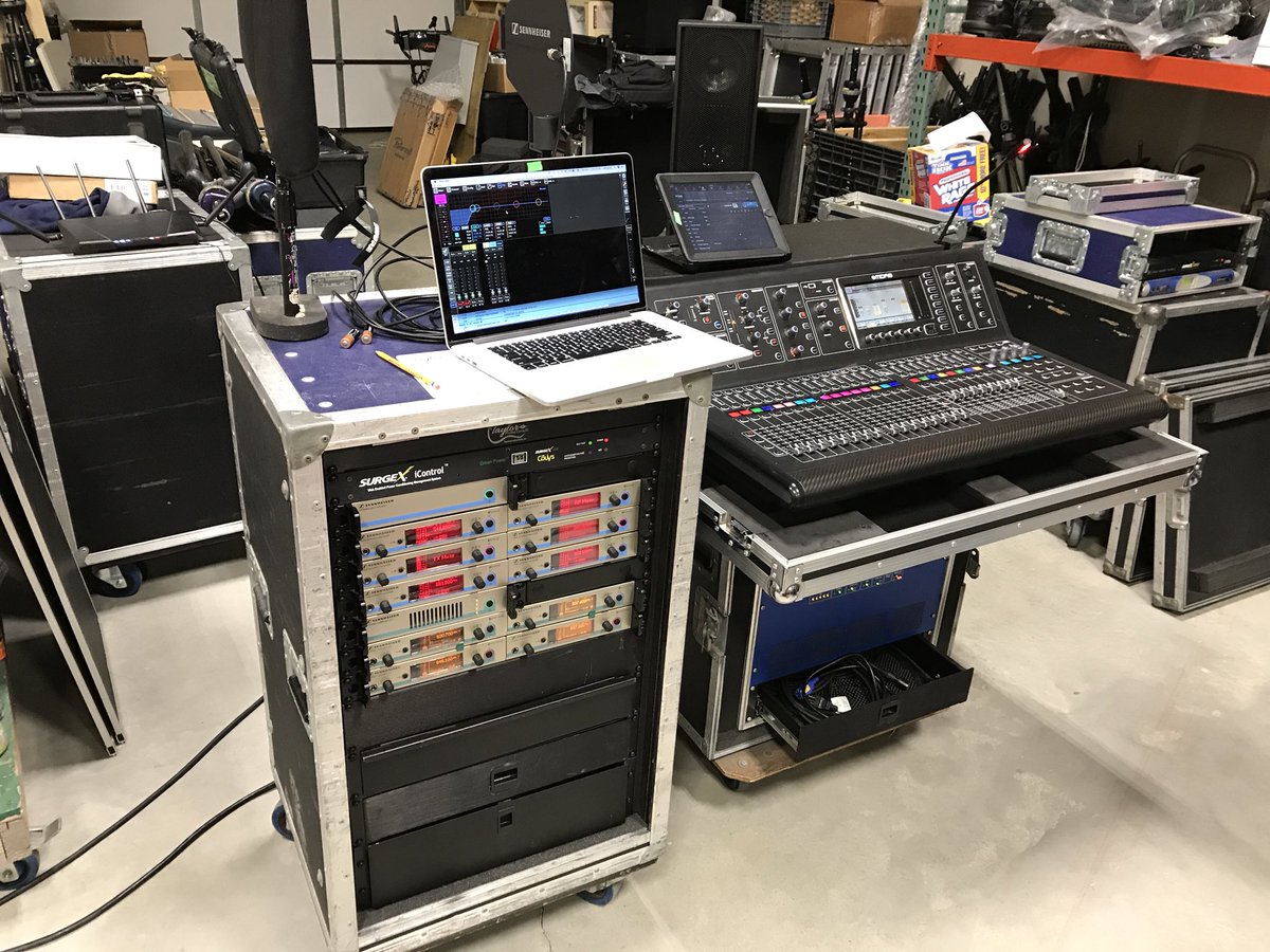 Taylorprosound's tweet photo. It’s that season. Rental prep for Celtic Angels Christmas tour! #midas #Sennheiser #AudioSystem #Rental https://t.co/hnmKsCtFgp