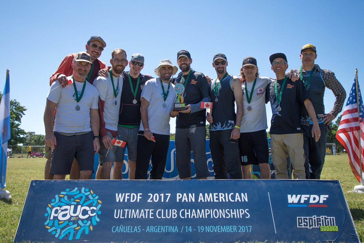 WorldFlyingDisc's tweet photo. This #SOTG Day, we’re celebrating our @paucc2017 Spirit winners! Congratulations to Actitud Pizza, @AlbertaFlatball Club, Steamboat Ultimate (@cincysfb) and @CarbonUltimate!! https://t.co/SX7Fi9eCHo