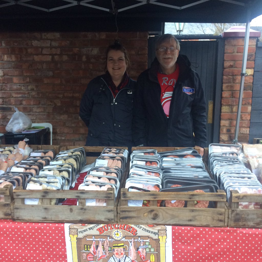 HaycroftMeadow's tweet photo. All set up at @HMoorMarket until  3pm with lots of festive favourites! https://t.co/RWPy9dmaU2
