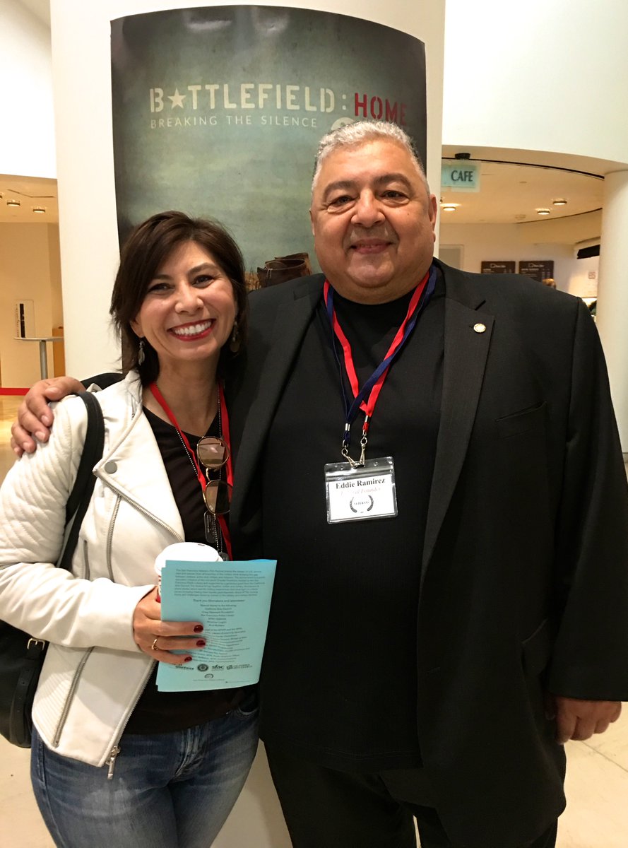HealVeterans's tweet photo. An awesome day at @SFVetsFilmFest with many filmmakers attending. Come by today SUN, Dec 3, 12pm for more super films. @SFPublicLibrary , Koret Auditorium. @CoreIssueFilms @VeteransFilm @mireles_aj @BattlefieldHome @dentedbeetle Thank u filmmakers! #Indiefilms #BHCNow #Veterans https://t.co/MiwvQf6pLl