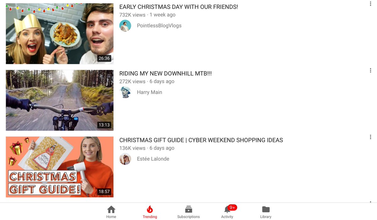 jay_marriner's tweet photo. When @YouTube definitely doesn't decide what goes on trending 😂 @pewdiepie #youtube #adpocalypse https://t.co/tBGxAWTgTm