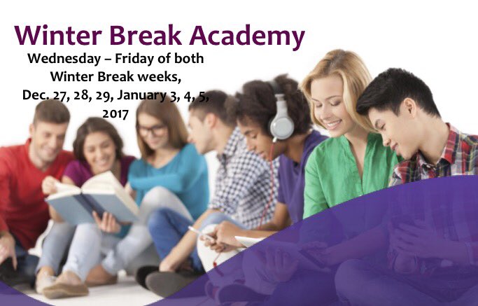 Need to catch up on credits? Talk to counselors THIS WEEK. Registration ends Friday, Dec. 8.