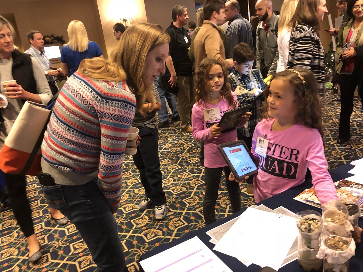 vste's tweet photo. Our Kid Talks are a huge hit! Students teaching teachers! #vste17 https://t.co/sqtwnYI6Gf