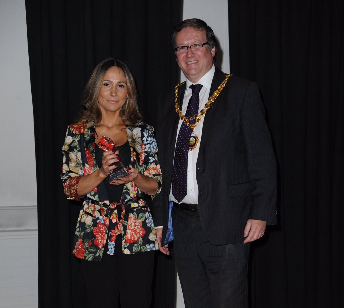 essextv's tweet photo. The Start-Up Of The Year category winners - CAPRICHO (@Capricho_PK) | presented by the Mayor of Epping, Cllr Church https://t.co/iVzO7LsD8z https://t.co/pyFh0uoR1j