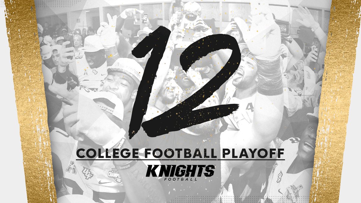UCF_Football's tweet photo. 12 quality wins = No. 12 🤔 https://t.co/rG5T9uHRVM