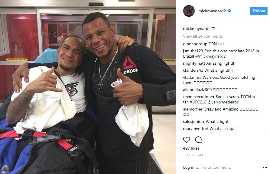 ufcontnt's tweet photo. Humble in victory and defeat. #JustMMAThings 👊 https://t.co/G5BPlacIEI