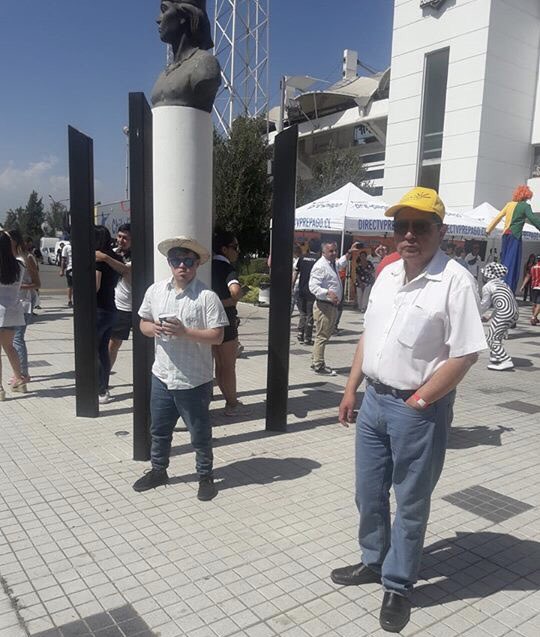 renenaranjo's tweet photo. Hoy en dos lugares simultáneos 
@CrescendoChile se la juega por la inclusión de los adultos con discapacidad! 
Búscanos en el Encuentro por la Discapacidad organizado por @Muni_LasCondes y en el Estadio Monumental en la previa del partido de @ColoColo https://t.co/SzkX0GAHsU