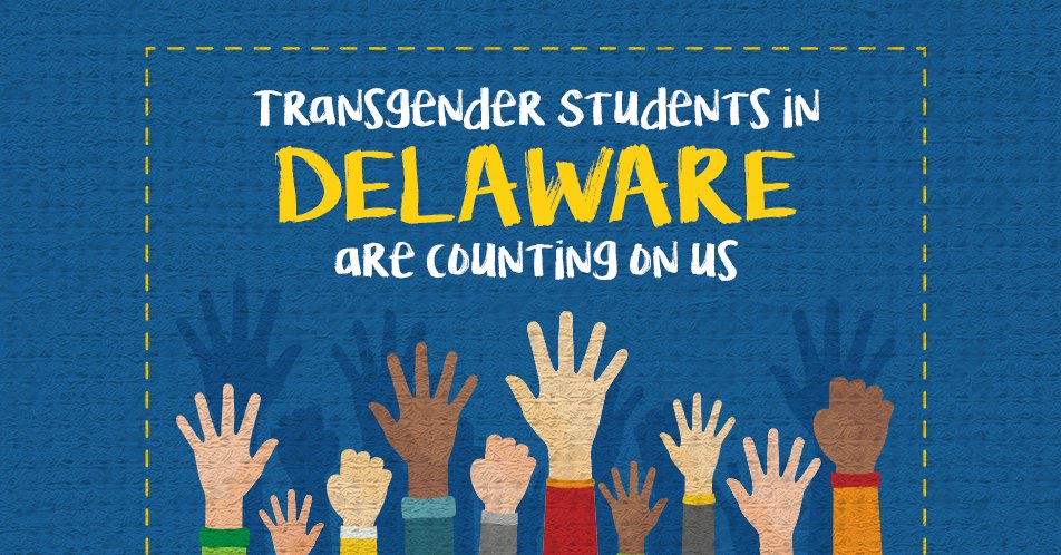 EQDE's tweet photo. TOMORROW is the deadline to urge the @DEDeptofEd to adopt life-saving protections for #trans students in #Delaware. Send a message in support of Regulation 225: https://t.co/NIoSiDo84i https://t.co/ttkuSkkMrd