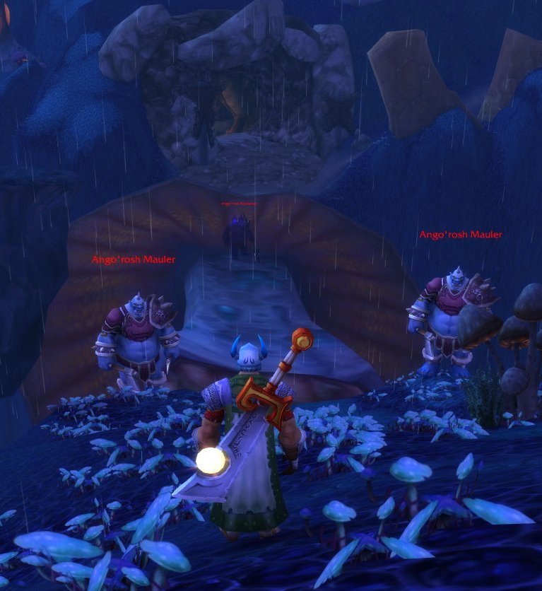 PaladinRyanyth's tweet photo. That mushrrom bridge doens't look all that safe. #wowisreal #safetyfirst https://t.co/cxcqyLC7Ix