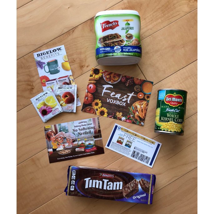 melodika's tweet photo. Can’t wait to try everything in my #feastvoxbox that I received for free from @fluentster! https://t.co/UIiJow7xLj