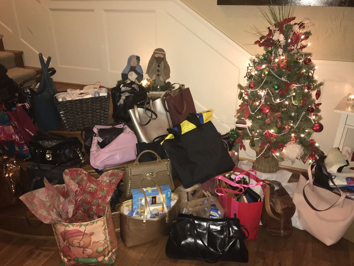 Thank you <a href="/amyrolloff/">amy rolloff ❤️ Memecoin</a>  for hosting another Christmas party and asking folks to bring purses stuffed with necessities!  We will pass these out at our next event!  Small gesture of kindness goes along way.