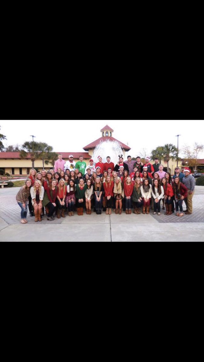 PiKappVSU's tweet photo. It’s that time of year again, so had to hit y’all with a lil throwback of us and the lovely ladies of ADPi. How bout a retake? @ADPi_VSU #PiKappChristmas https://t.co/qAhjgSJKql