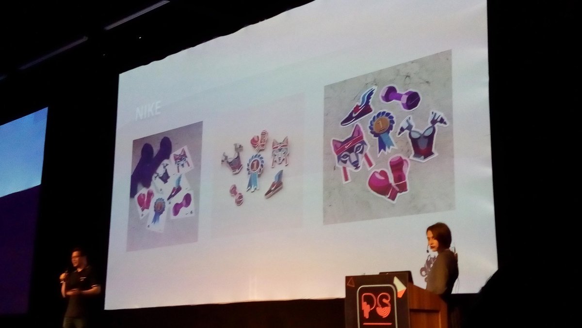 popdesign's tweet photo. o agente da sasha esta apresentando os trabalhos dela para marcas #PixelShow2017 https://t.co/NGo1B7HGIy