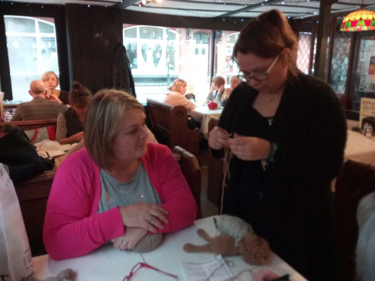 TheComfyPew's tweet photo. It was lovely to have Amy and her crocheting group at the Pew, hope to see them back soon! <3 https://t.co/iF6BdgHKNZ
