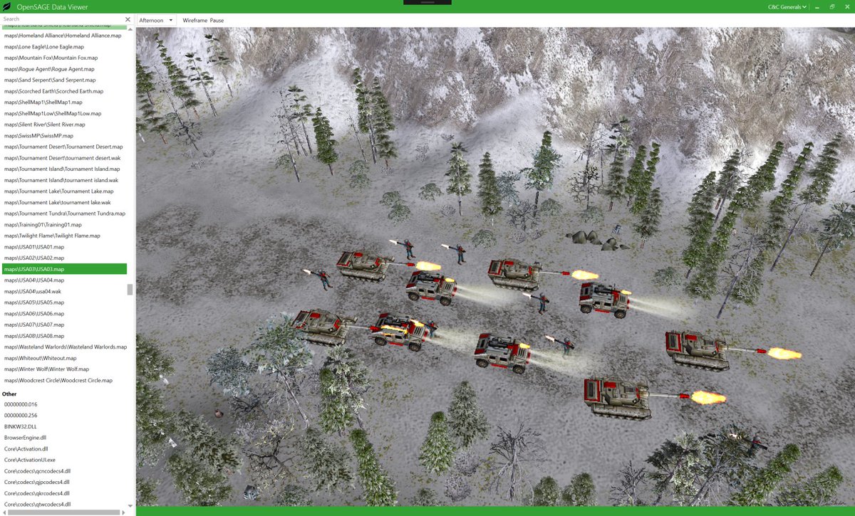 _tim_jones_'s tweet photo. The first in what will hopefully be a regular series of updates about #OpenSAGE, my C&C Generals re-implementation project: https://t.co/WnVHv1SbiI https://t.co/Jkc7StyucJ