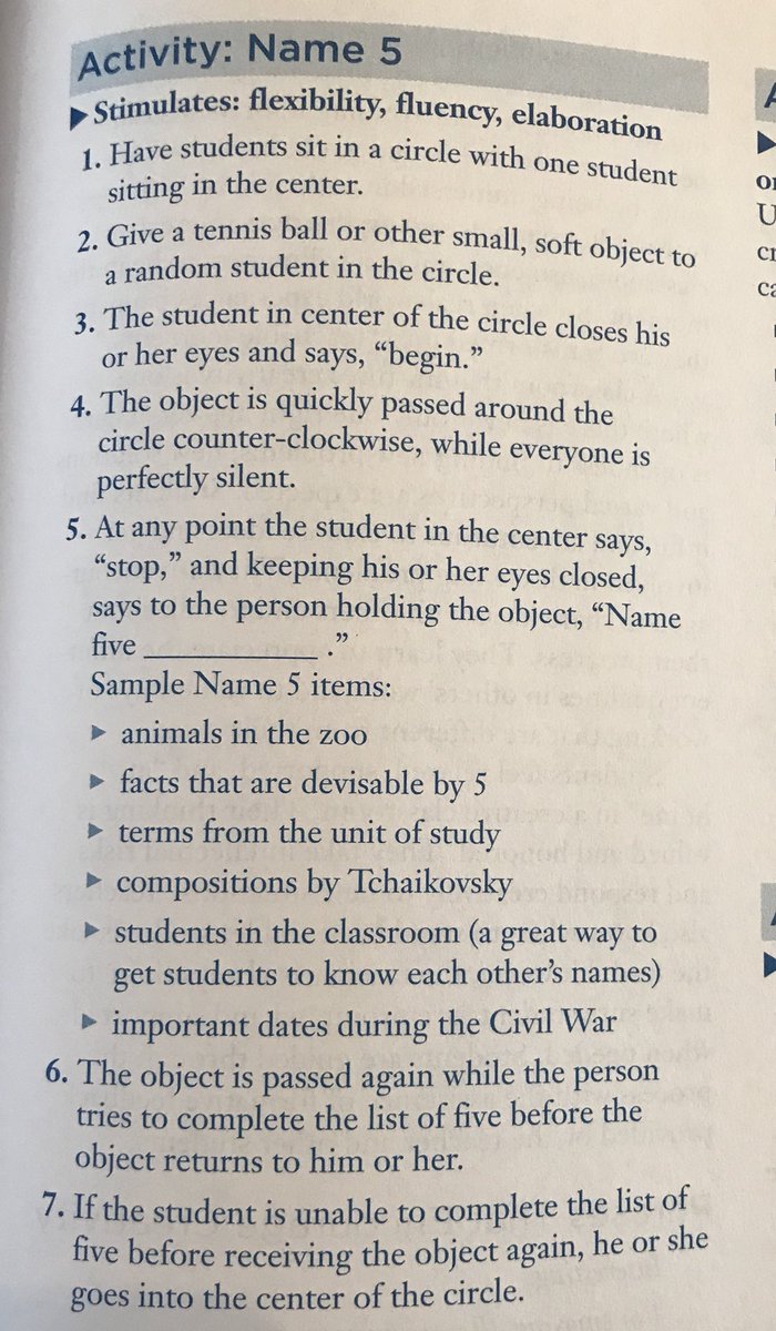 mjhsmrsstrall's tweet photo. Thankful for so many great ideas from @RichardCash in Advancing Differentiation. These all spoke to me to spark creativity-in my classroom, in expeditions and in Power of the Pen! #giftedPD @katricequitter https://t.co/VdutYCzZNv