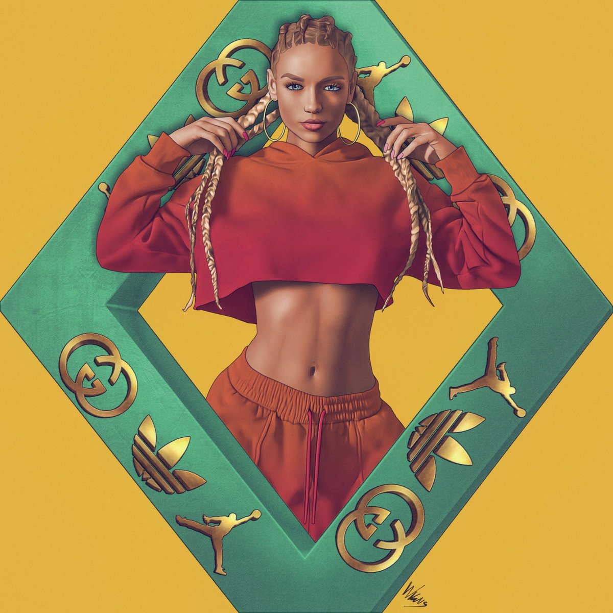 wvaus's tweet photo. .@jenafrumes 
24x24 Graphic Pencil x Colored Pencil x Minor Ink https://t.co/Kr7udAtdVa