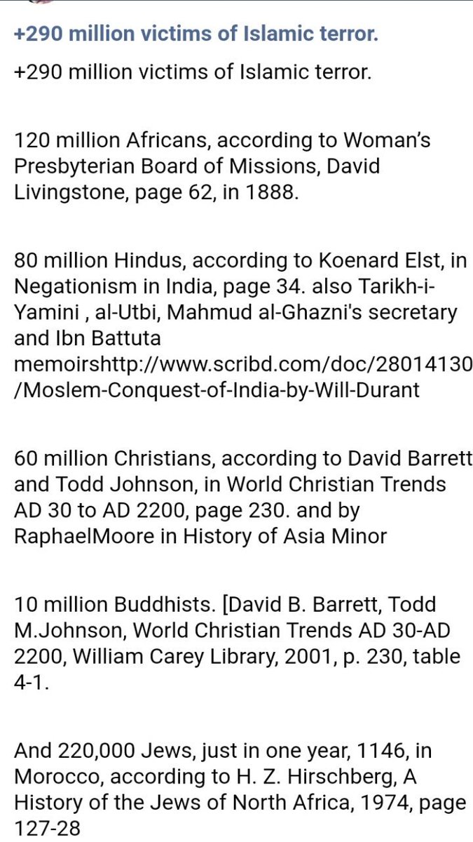 JyotirvidI's tweet photo. @Yalda_so @Ezidism @Ezidi2 @MnKhS @YazidiReligion #Islam lacks3basics of Religion:
UniversalWelfare
Spiritual Upswing
DivineConsciousness
&amp;is biased in d theory of God&amp;Humanity,allows persecutions&amp;destruction of Non-Muslims,continued from1400yrs.so all Non-Muslims,now must unite agst #BrutalIslam #SaveHumanity  #StandWithYazidi https://t.co/xpFZlOdMhh