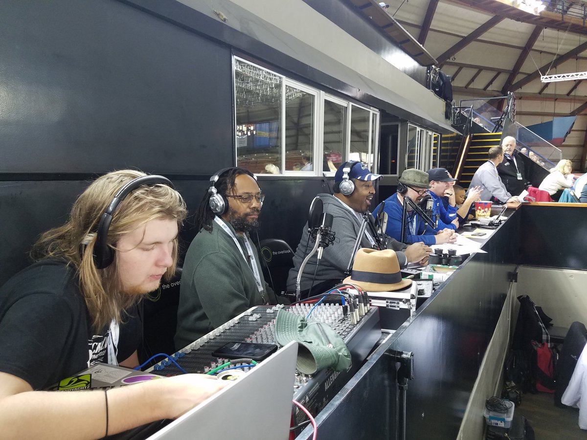 LivingItUpShow's tweet photo. On location at rhe Washington State High School Football Playoffs in Tacoma....Dynamic Duo "living it up" with the https://t.co/8XQ46tzNwQ family! ❤ @RainierAveRadio https://t.co/teZsadrFoH