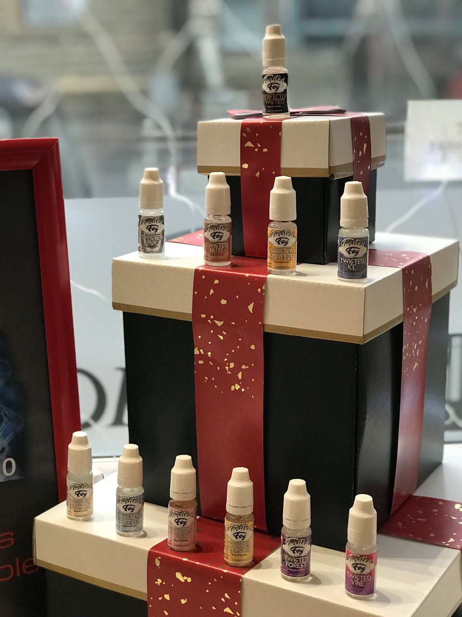 TwistedFog's tweet image. We have 4 for £10 live now at twistedfog.com come and find your Xmas flavour #vape #eliquid #vapelife #vapedaily