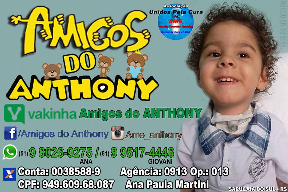 FrancamenteGui's tweet photo. @whindersson Me ajuda, caraaa! 

Anthony foi diagnosticado com AME (Atrofia Muscular Espinhal tipo II). É uma doença neurodegenerativa progressiva. Precisamos da ajuda de todos para o tratamento dele continuar! 

Link da vakinha: https://t.co/1JPDKtKnKM https://t.co/t795aJJt52