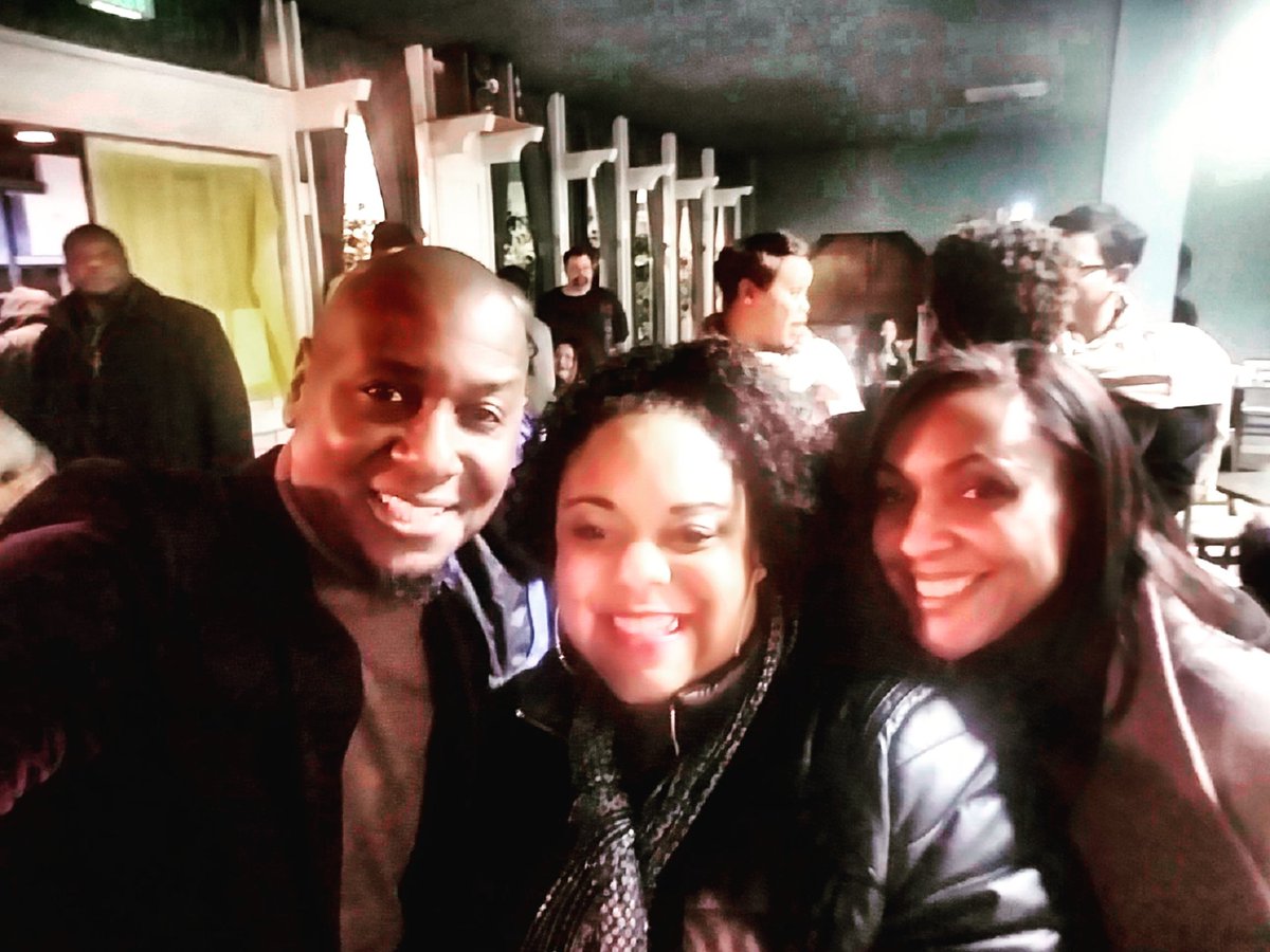 LivingItUpShow's tweet photo. The fun didn't stop after football! #KCeeDeeva and #PrincessRobin  hung out with BET Comedian Daniel Dugar last night at Delancy's on 3rd in Renton. @RainierAveRadio https://t.co/p21fYSh5Vm