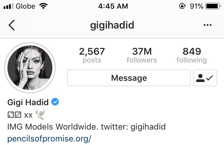 HadidNews's tweet photo. @GiGiHadid @instagram We’re happy to be here before you even hit 1M 💕 Congrats on your 37M followers love! So proud of you ❤️ https://t.co/Tok6Ezk2bq