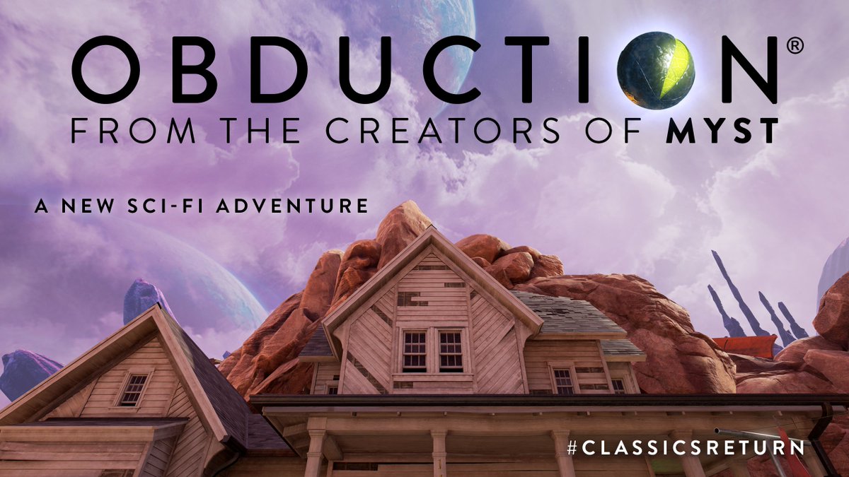 cyanworlds's tweet photo. Final chance to get @Obduction for 50% off with these other great games! https://t.co/Ahbb7pb7v5 #classicsreturn https://t.co/eJzYyCjDyU
