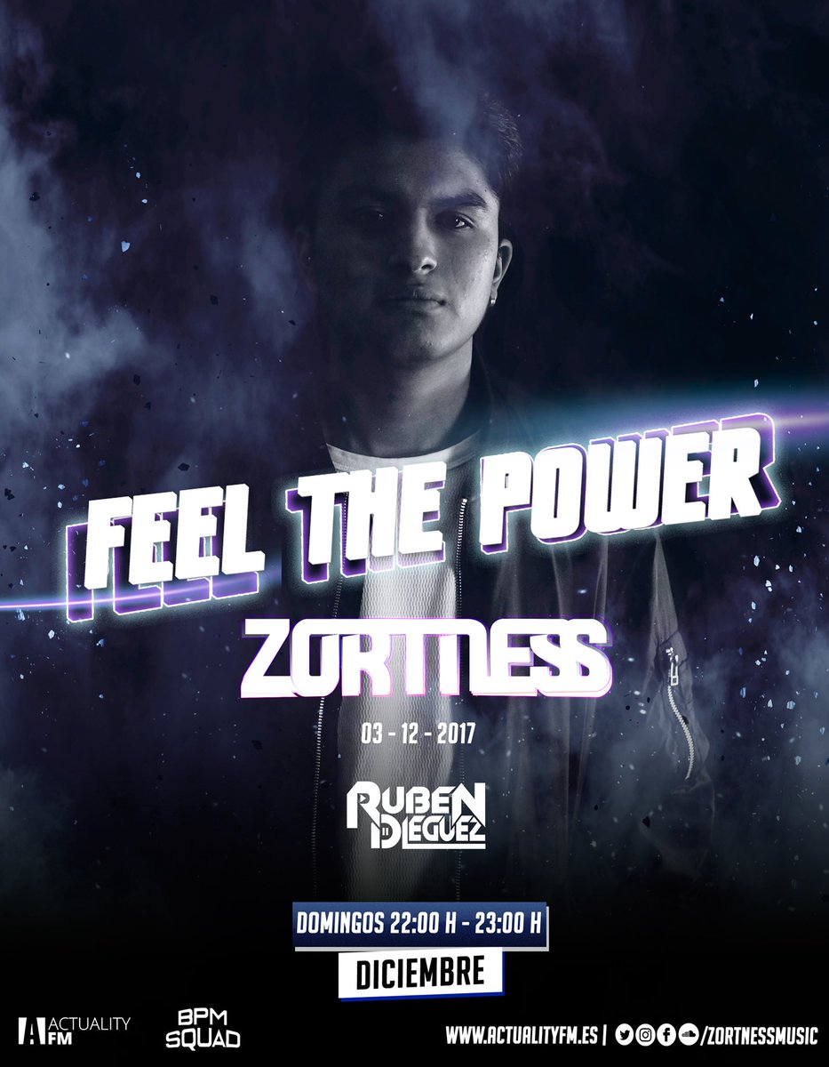 ZORTNESSMUSIC's tweet photo. Arranca FEELTHEPOWER en @ActualityFM_es y como dj invitado #RUBENDIEGUEZ
Conecta 
|https://t.co/10uceDkzF9| https://t.co/wnA6LNM6jO