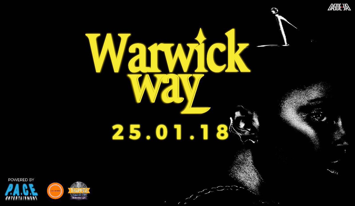 Trapped_Radio's tweet photo. Support our friends! Watch out for this in January #nottobemissed #WarwickWay https://t.co/RjXChUHOnA