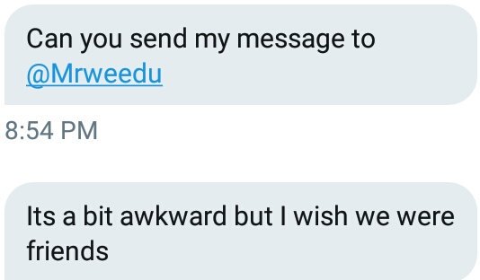 HappyMessages12's tweet photo. @Mrweedu 
You have a secret message. 💌❤ https://t.co/l2cpEyFpVo