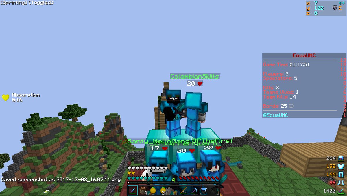 GenerosidadCOL's tweet photo. GG ! Win en @EcuaUHC ty 4host !
Con @HabilidadesCol @Cheerful_COL @sandumu @loquenderV2 https://t.co/EqJr8hi6Jb