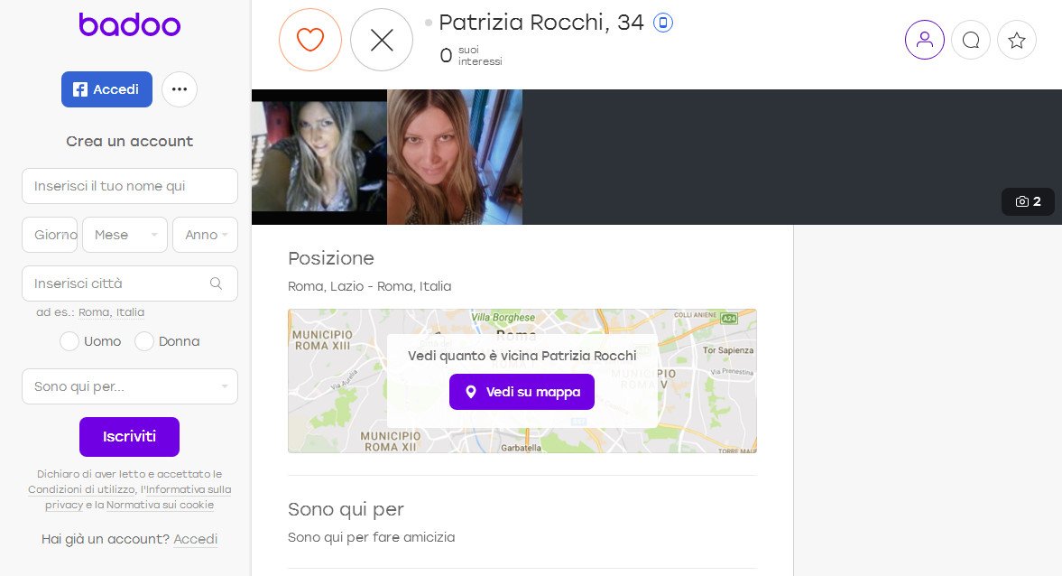 Qi__ra_'s tweet image. @PatriziaRocchi7 ma allora hai proprio il vizietto, pure su badoo hai il doppio profilo, ma forse anche altri con altri nomi visto i tuoi precedenti! Metto i link per chi non crede che siano screen veri #gianlucaginoble #ilvolo
badoo.com/it/profile/044…
badoo.com/profile/046559…